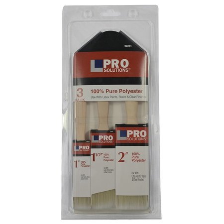 PRO SOLUTIONS 3 Pc Poly Brs Set 1 in. 2 in. Fs 1.5 in. As 24251